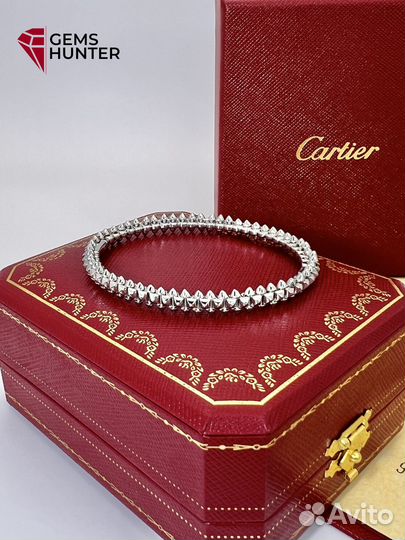 Браслет cartier clash белое золото