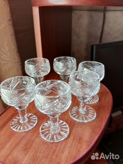 Хрустальные рюмки СССР, стаканчики
