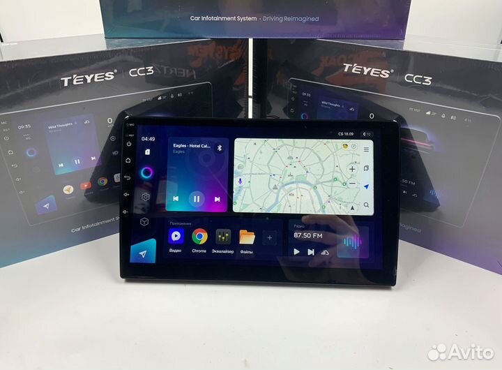 Магнитола на андройде Teyes CC3 3/32 для Kia