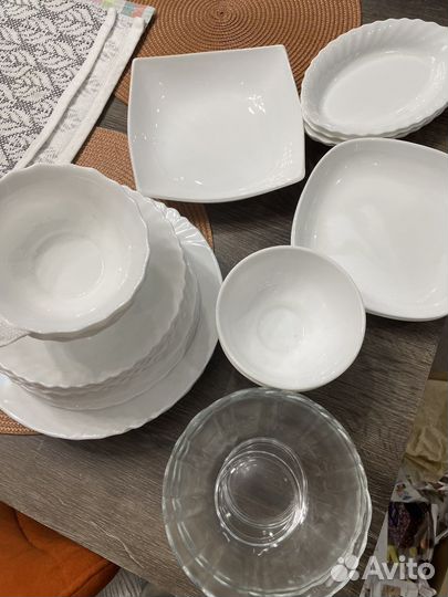 Набор столовой посуды Luminarc, ARC (Франция)