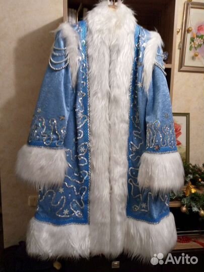 Костюм Снегурочки и кокошник