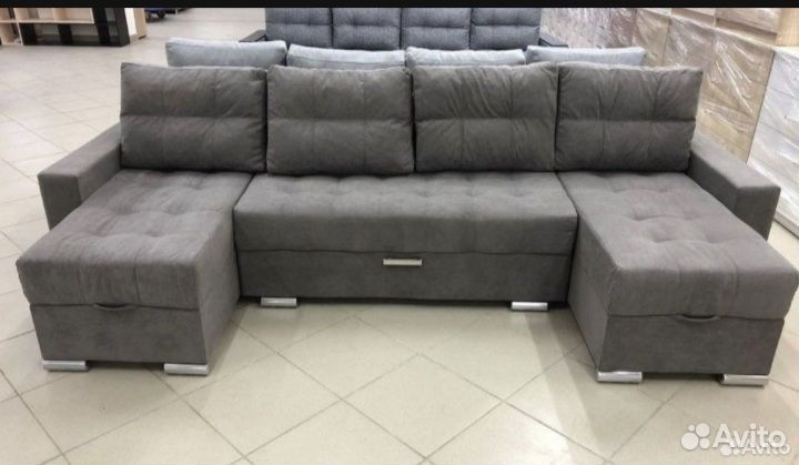 Диван угловой П образный #533