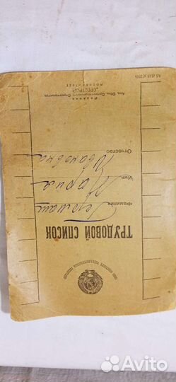 Трудовой список, ранние советы 1927 год