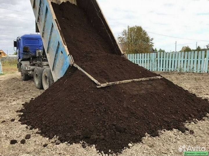 Чернозем / грунт плодородный с доставкой