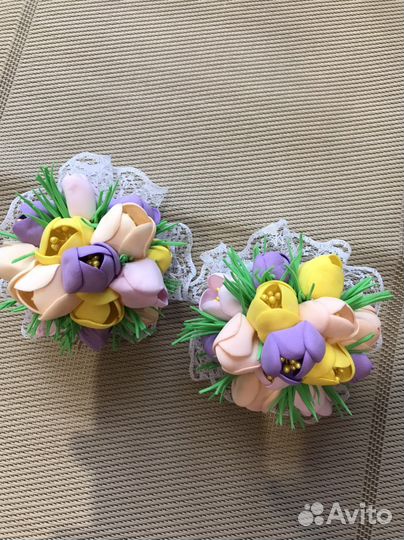 Бантики ручной работы набор