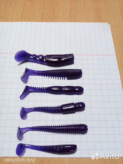 Силиконовые приманки для микроджига