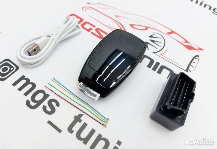 Смарт ключ Audi дизайн Mercedes черный