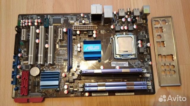 Asus P5Q SE + Xeon E5440 + 4гб