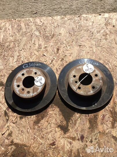 Диск тормозной задний Nissan Qashqai J11