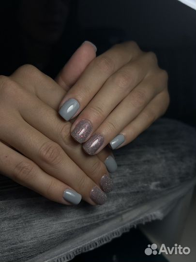Наращивание ногтей маникюр покрытие гель лак