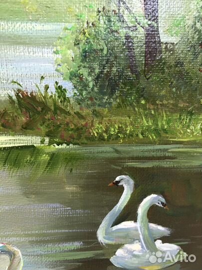 Картина маслом на холсте 50*90