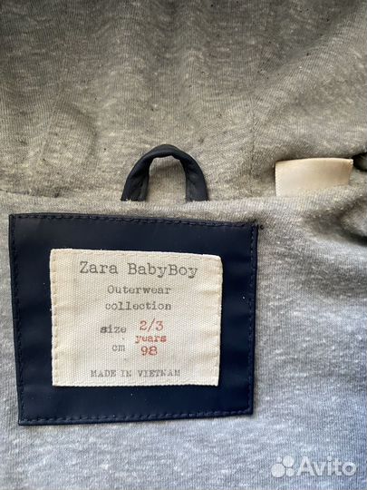 Дождевик Zara на мальчика 98р