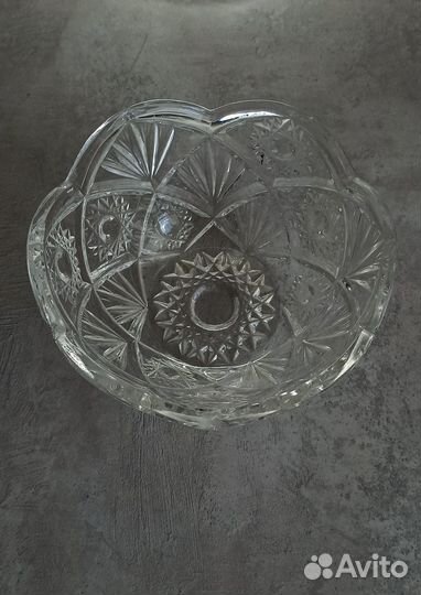Салатник хрусталь СССР