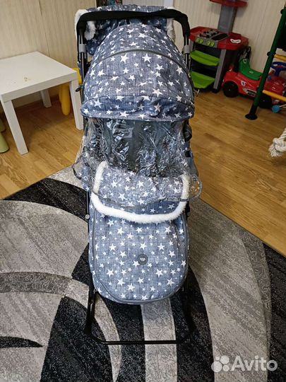 Детские санки коляска ника