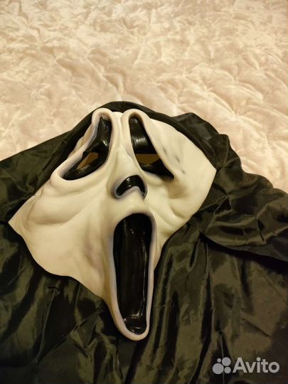 Мягкая резиновая маска крик, крутая и удачная