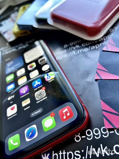 iPhone 11/128Gb Red Идеальный