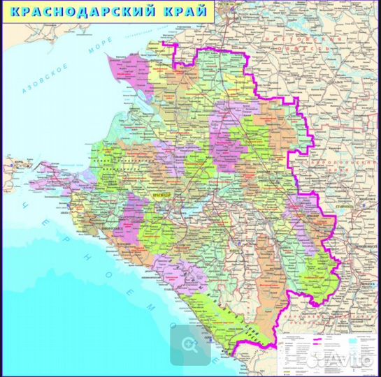 Карты Краснодарского края