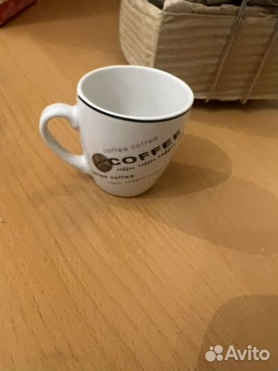 Кофейный сервиз 6 персон с держателем