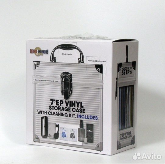 Алюминевый кейс для 7ми дюймовых пластинок