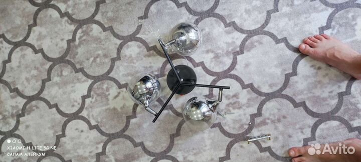 Люстра потолочная бу