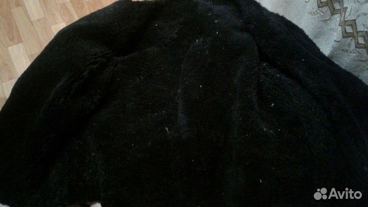 Шкура из натуральной дубленки с рукавами