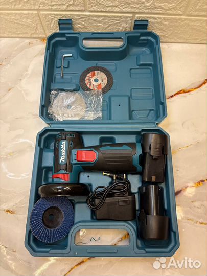 Мини Ушм 75мм болгарка Makita аккумуляторная 2акб