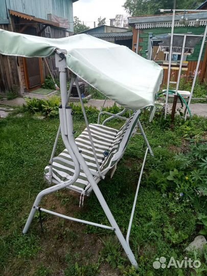 Садовые качели бу