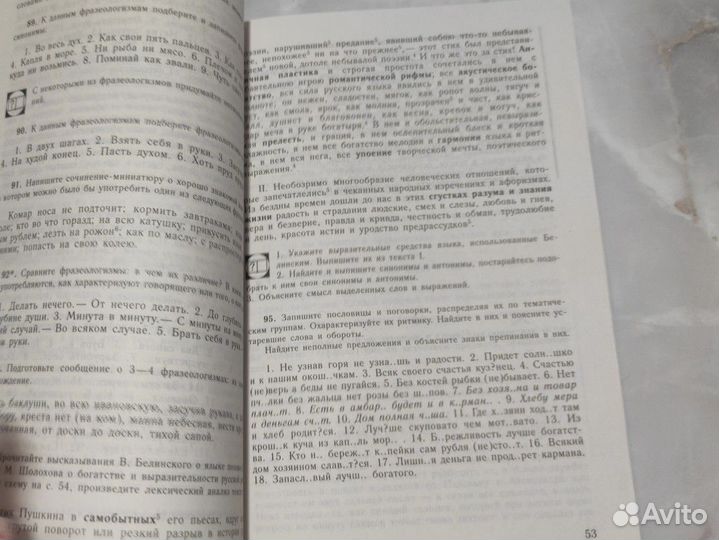 Учебник по русскому языку 10-11 класс Власенков