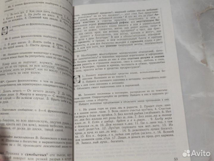 Учебник по русскому языку 10-11 класс Власенков