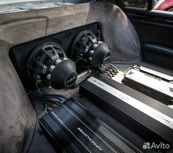 Установка автозвука любой сложности