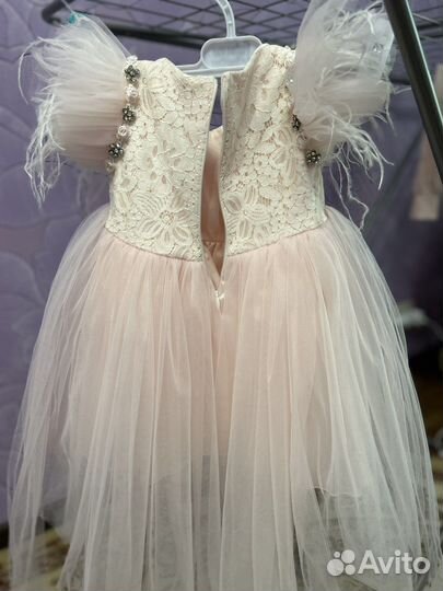 Платье для девочки праздничное 86-92