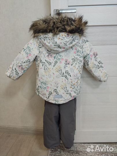 Зимний костюм для девочки 92