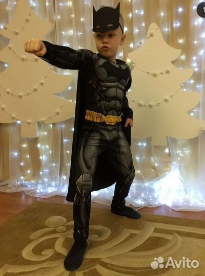 Костюм карнавальный бетмена 128