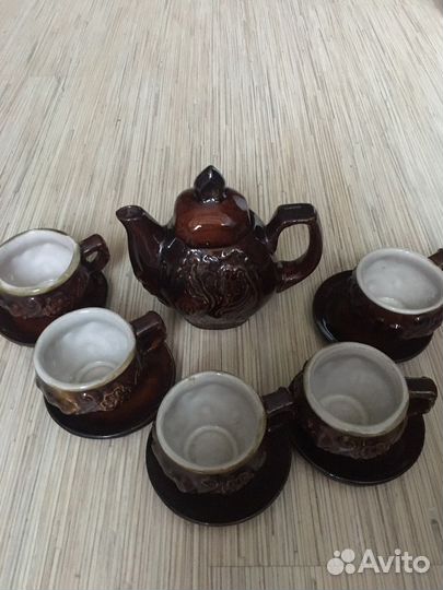 Сервиз чайный керамика Прибалтика времен СССР