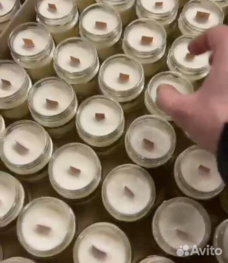 Натуральный соевый воск для контейнерных свечей