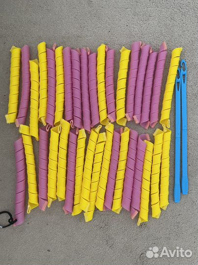 Бигуди 35шт спиральки