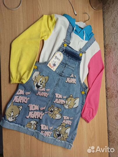 Вещи на девочку 128-134-140см