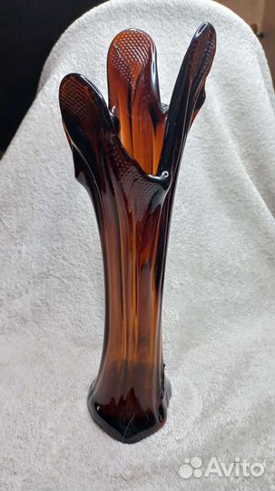 Ваза цветное стекло СССР