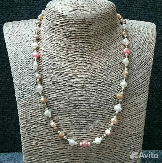 Комплект: бусы и браслет 