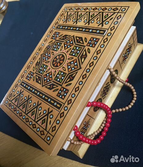 Деревянная шкатулка для украшений СССР