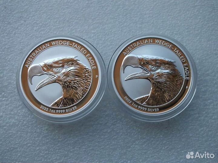 Австралия 1 доллар 2022 год. Серебро