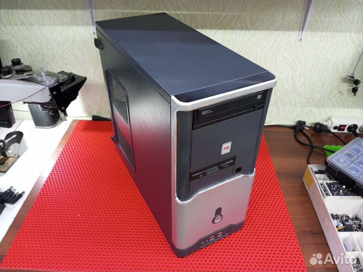 Черный (серый) корпус для компьютера (ATX)