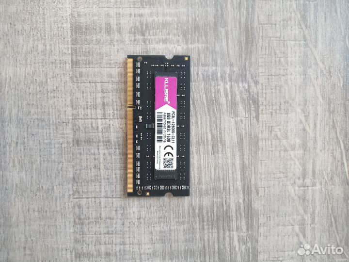 Sodimm ddr3 8gb 1600 Mhz 1,35v