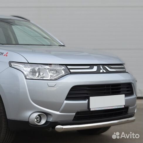 Защита переднего бампера Mitsubishi Outlander 2012