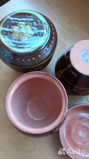 Горшок для запекания СССР 3 шт