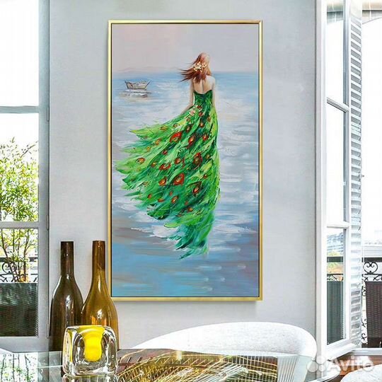 Картина маслом на холсте Девушка