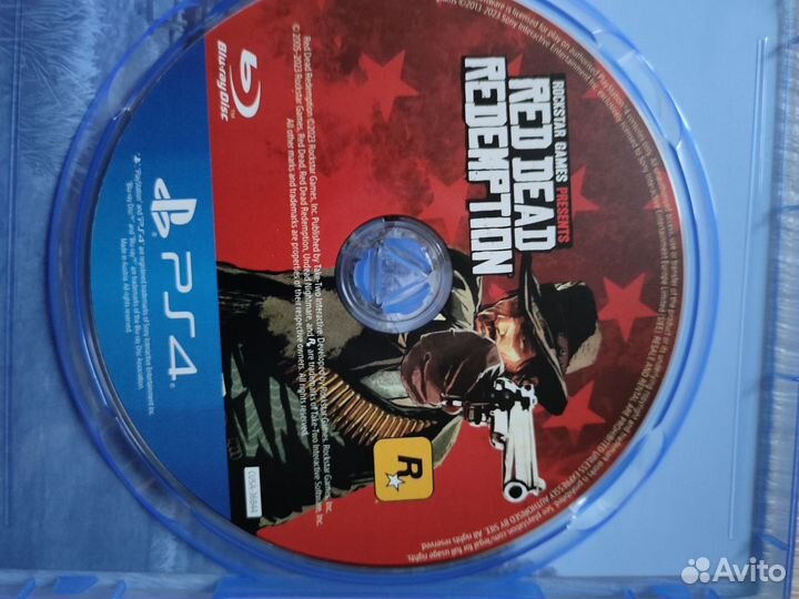 Red dead redemption ps4 диск