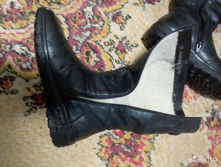 Зимние женские сапоги 38 натуральная кожа