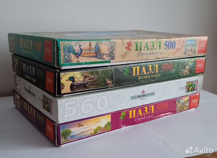 Пазлы для детей и взрослых - 500 деталей