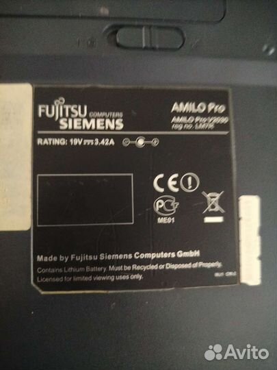 Fujitsu siemens amilo pro v2030